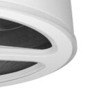Ventilador Dc Tatiana 110w Blanco/mad.Negra 3 Aspas 62d