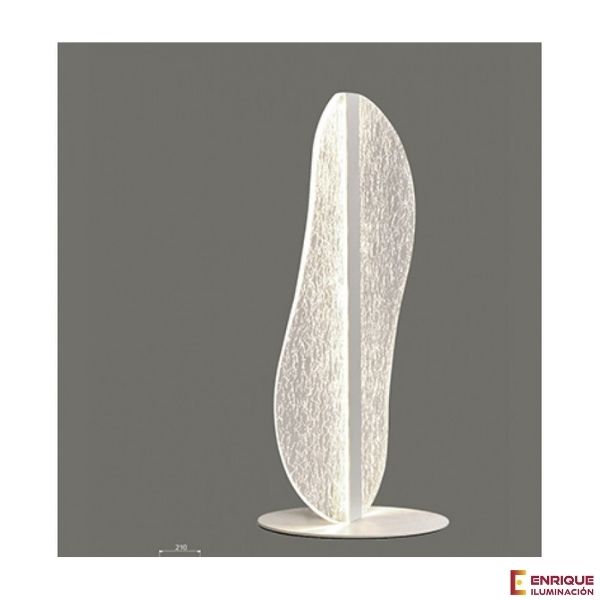 Sobremesa LED blanco bianca 15W alto 45 cm Mantra