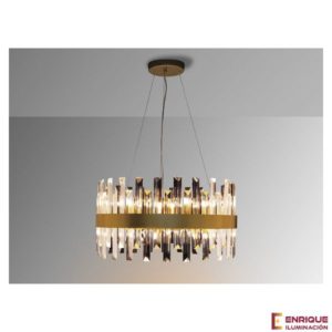 Lámpara de techo redonda 14L/20L oro Schuller