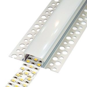 Perfil LED para empotrar en una obra de 61,45 mm x 14,97 mm Iludec