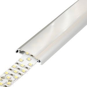 Perfil LED de superficie de 38,98 mm x 8,77 mm