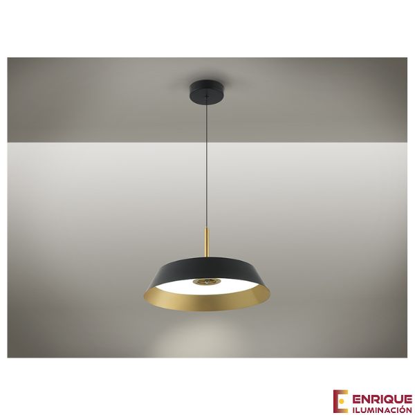 Lámpara de techo Vertigo blanco-plata / Negro-oro Schuller