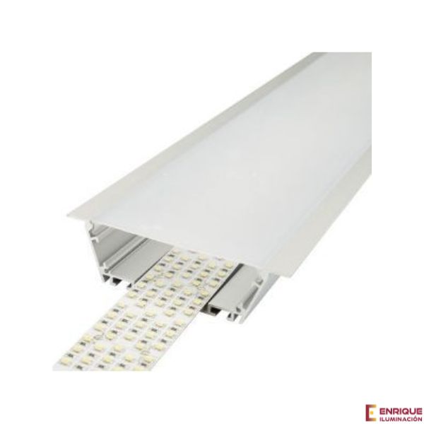 Perfil LED para empotrar de 125,15 mm x 35 mm Iludec