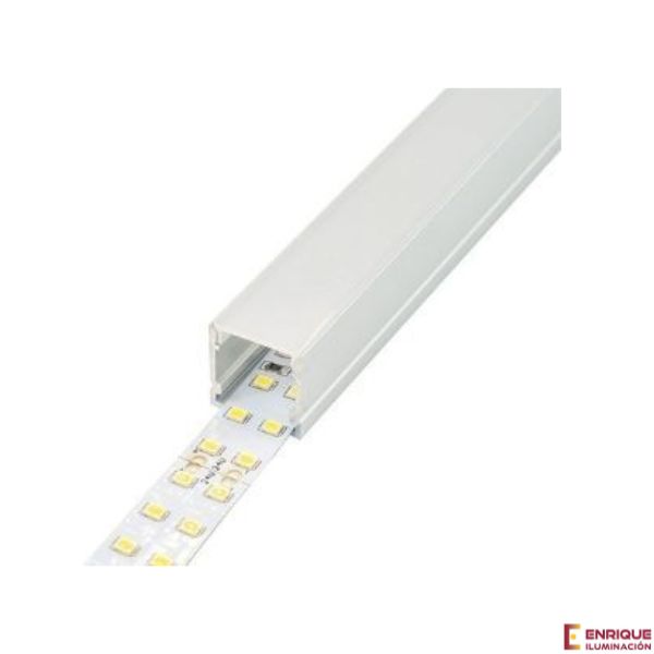 Perfil LED de superficie de 20 mm x 19,7 mm
