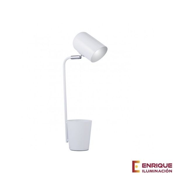 Flexo Diante blanco LED con portalápices AJP