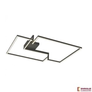 Plafón LED Boutique aluminio ancho 60 cm