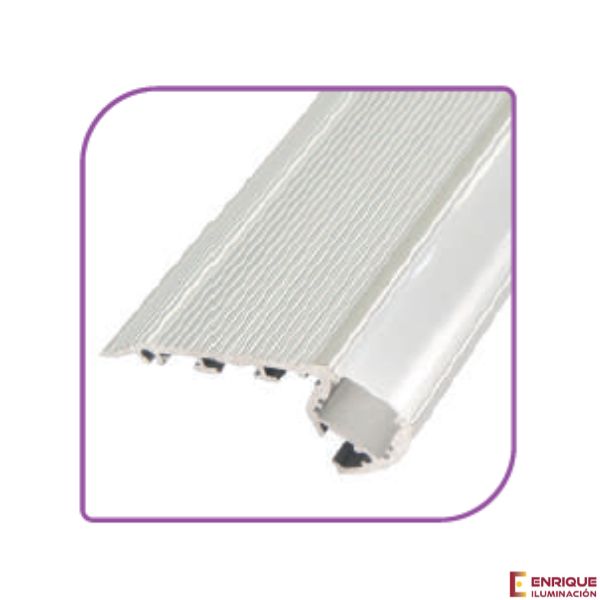 Perfil LED para escaleras de 66,32 mm x 26,97 mm Iludec