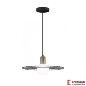Colgante de techo Niza negro 1 x 40W G-9 AJP