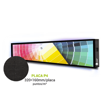 Cartel luminoso LED para publicidad en exterior Full color P4