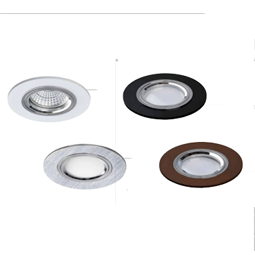 Foco empotrable LED 4 colores 9 cm - Incolamp
