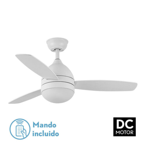 ventilador 30w dc maestral blanco 3 aspas blanca h aya 6 vel memoria 107 d c remoto