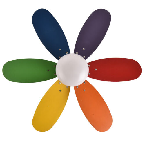 ventilador dc alves 1xe27 blanco 6 aspas colores 41x85d 6 veloc c remoto temporizador 2