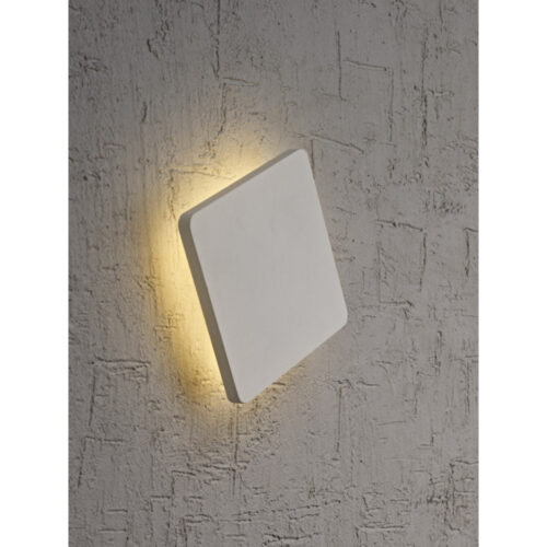 mantra bora bora aplique blanco led 6w cuadrado 2