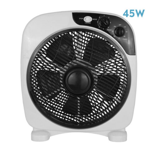 ventilador sobremesa borja 40w blanco negro 3vel