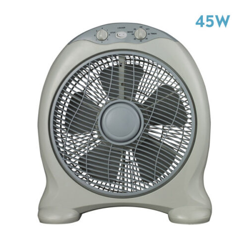 ventilador sobremesa urgel 40w gris 3vel 5aspas temporizador