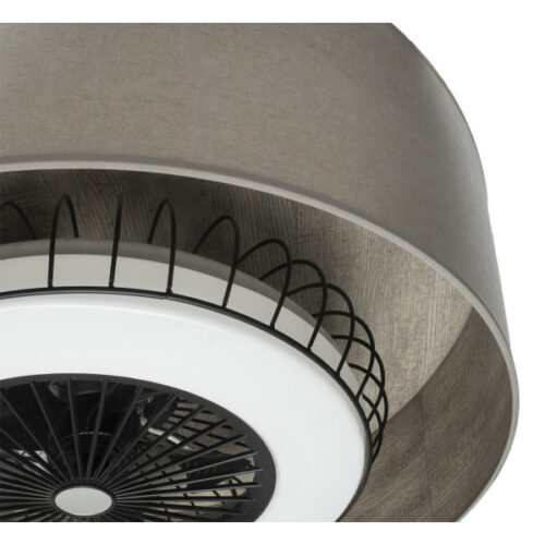 ventilador tania 72w madera gris 5asp 6vel 6120lm 3col remoto memoria reg int temporizador 1