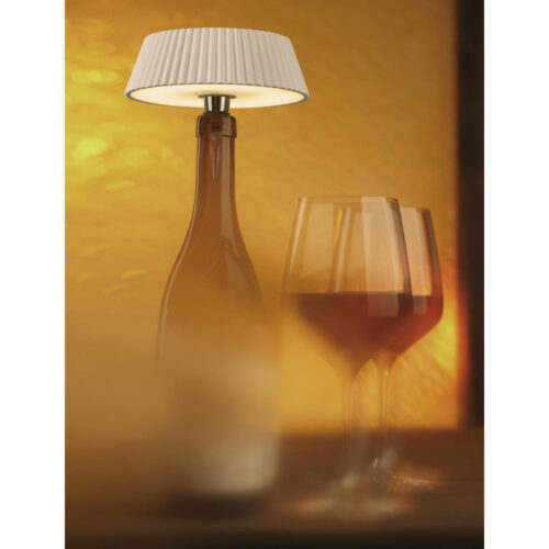 mantra relax tapon de botella blanco led recargable 2