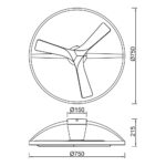 Ventilador de techo