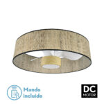 Ventilador Dc 24w Natasha Cañizo/blanco-haya 70d 3 Aspas 6vel. 2390lm