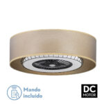 Ventilador DC Tania 72w Madera Clara 5 Aspas 6 Velocidades 3col