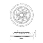 Ventilador de techo