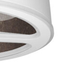 Ventilador Dc Tatiana 110w Blanco/oxido 3 Aspas 62d