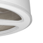 Ventilador Dc Tatiana 110w Blanco/mad.Gris 3 Aspas 62d