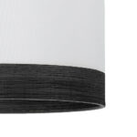 Ventilador Dc 24w Olga Blanco/mad.negra-negro 3 Aspas 6 Vel. 2390lm