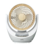 Ventilador Sobremesa Navia Blanco/haya 40w 4velocidades Orient Rotatorio,remoto,temporizadpr Y Display 34x28,7x23,5cm