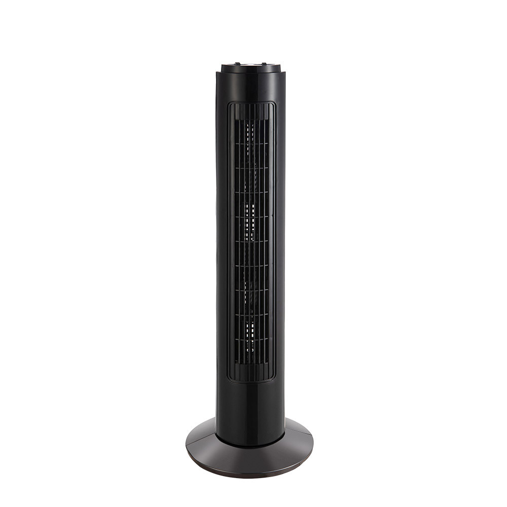 19 Ventilador De Torre Picaro Negro 3vel 50w C/remoto Temporizador,fijo Y Rotatorio 74x22x22cm