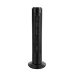 Ventilador De Torre Picaro Negro 3vel 50w C/remoto Temporizador,fijo Y Rotatorio 74x22x22cm