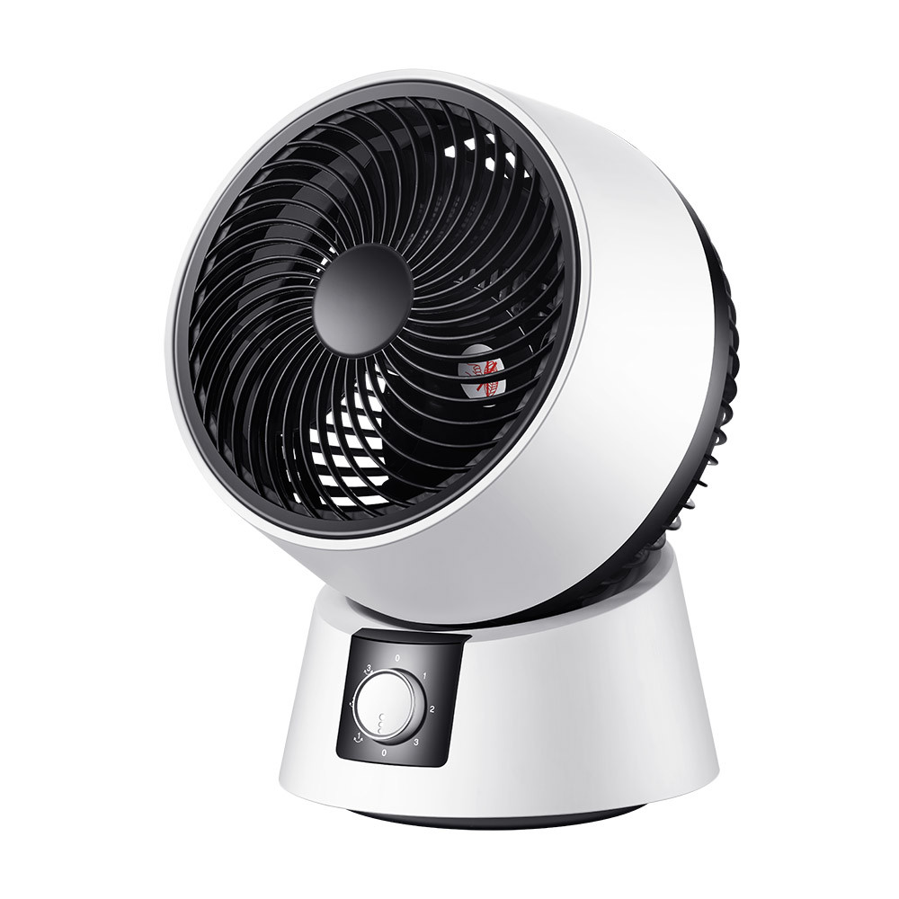 94 Ventilador Sobremesa Cartago Blanco/negro 40w 3velocidades 3aspas Fijo Y Rotatorio Orientable 28,3x25,7x19cm
