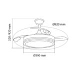 Ventilador de techo