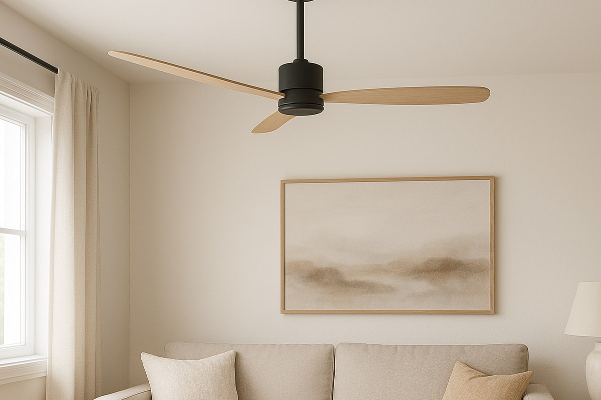ventiladores de techo silenciosos con motor DC