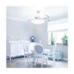 Ventilador AC Klon blanco Led