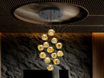 ZARIA-LAMP 13L-NEGRO/BRONC/AMBAR D60 DIM SCHULLER - Imagen 4