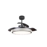 Ventilador de techo DC Louis 35W LED CCT Negro