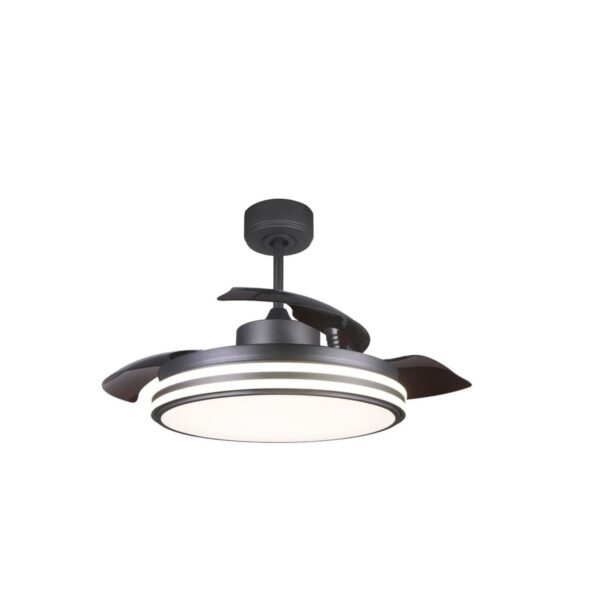 Ventilador de techo DC Louis 35W LED CCT Negro