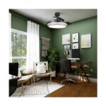 Ventilador de techo DC Louis 35W LED CCT Negro
