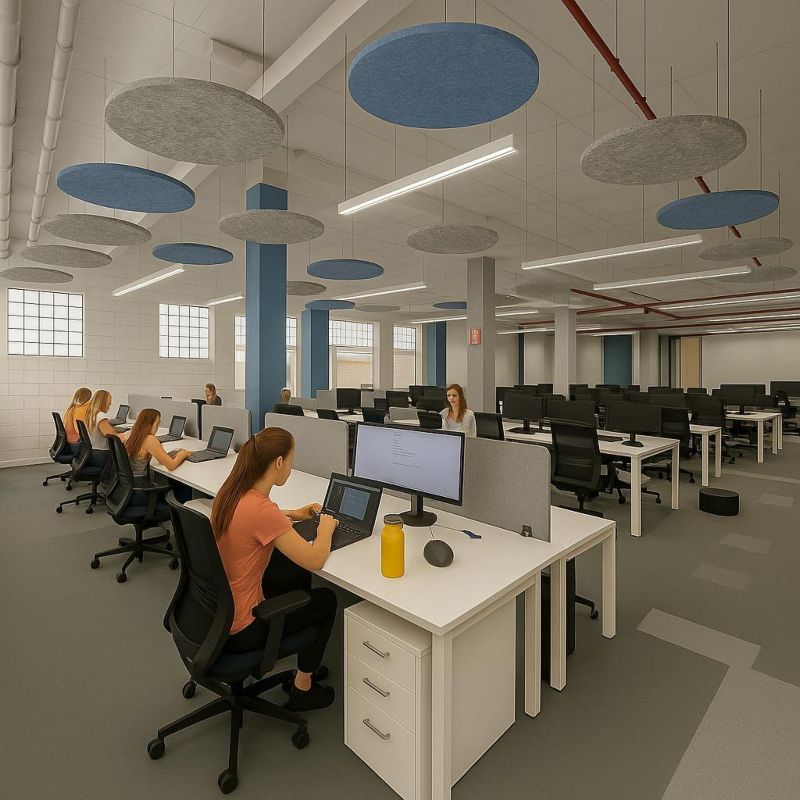 separadores acústicos para oficinas