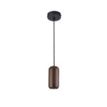 I3-NIMES- LAMPARA 1L NEGRO-MARRON SCHULLER
