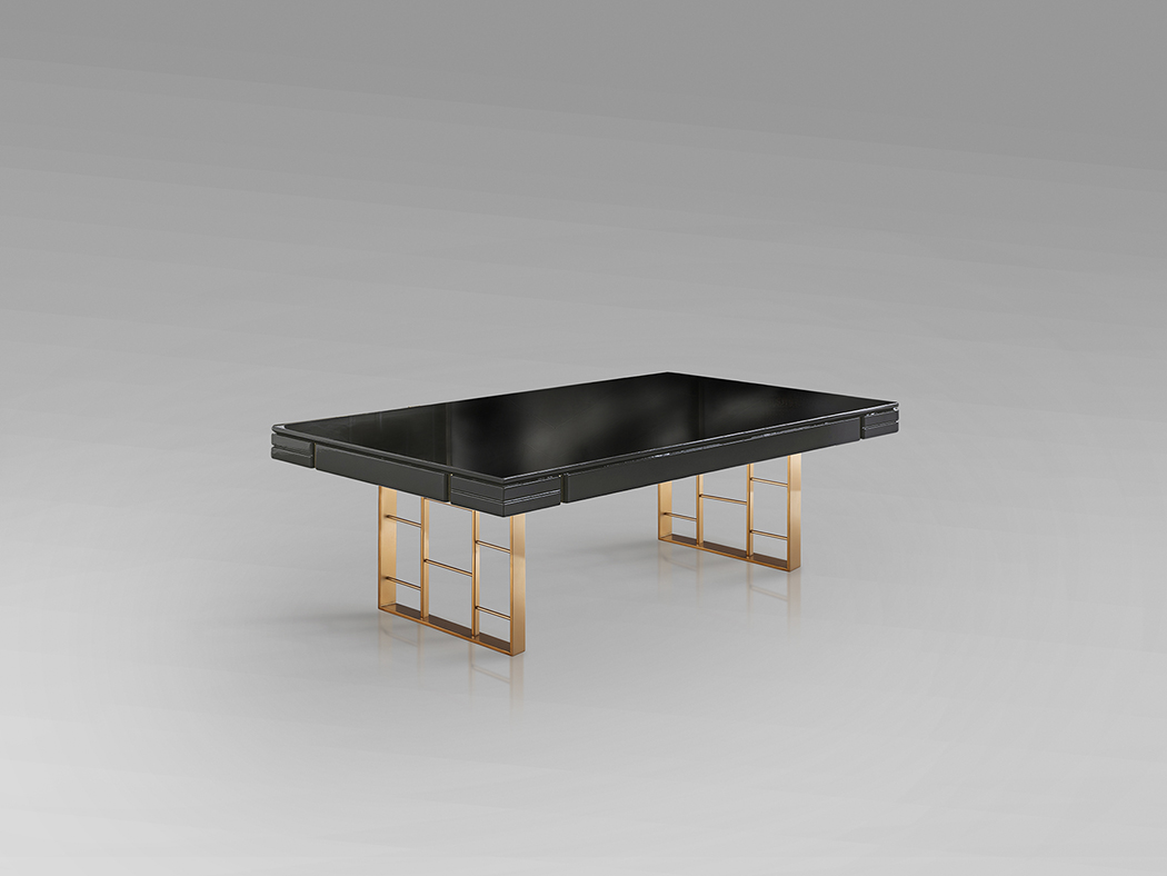 101 VITA-MESA CENTRO ANTRACITA-ORO ROSA SCHULLER - Imagen 1