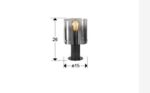 I3-VENIZE- SOBREMESA 1L NEGRO-SMOKE SCHULLER - Imagen 5