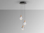 lámpara gotas de cristal schuller
