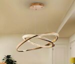 ORBITAS- LAMPARA 2 AROS ORO SCHULLER
