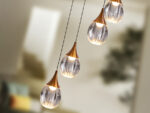 lámpara gotas de cristal schuller