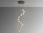 lámpara gotas de cristal schuller