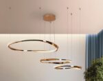 ORBITAS-LAMPARA 3 AROS ORO SCHULLER