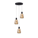 I3-CARISA- LAMPARA 3L NEGRO D35 SCHULLER