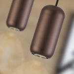 I3-NIMES- LAMPARA 1L NEGRO-MARRON SCHULLER - Imagen 3